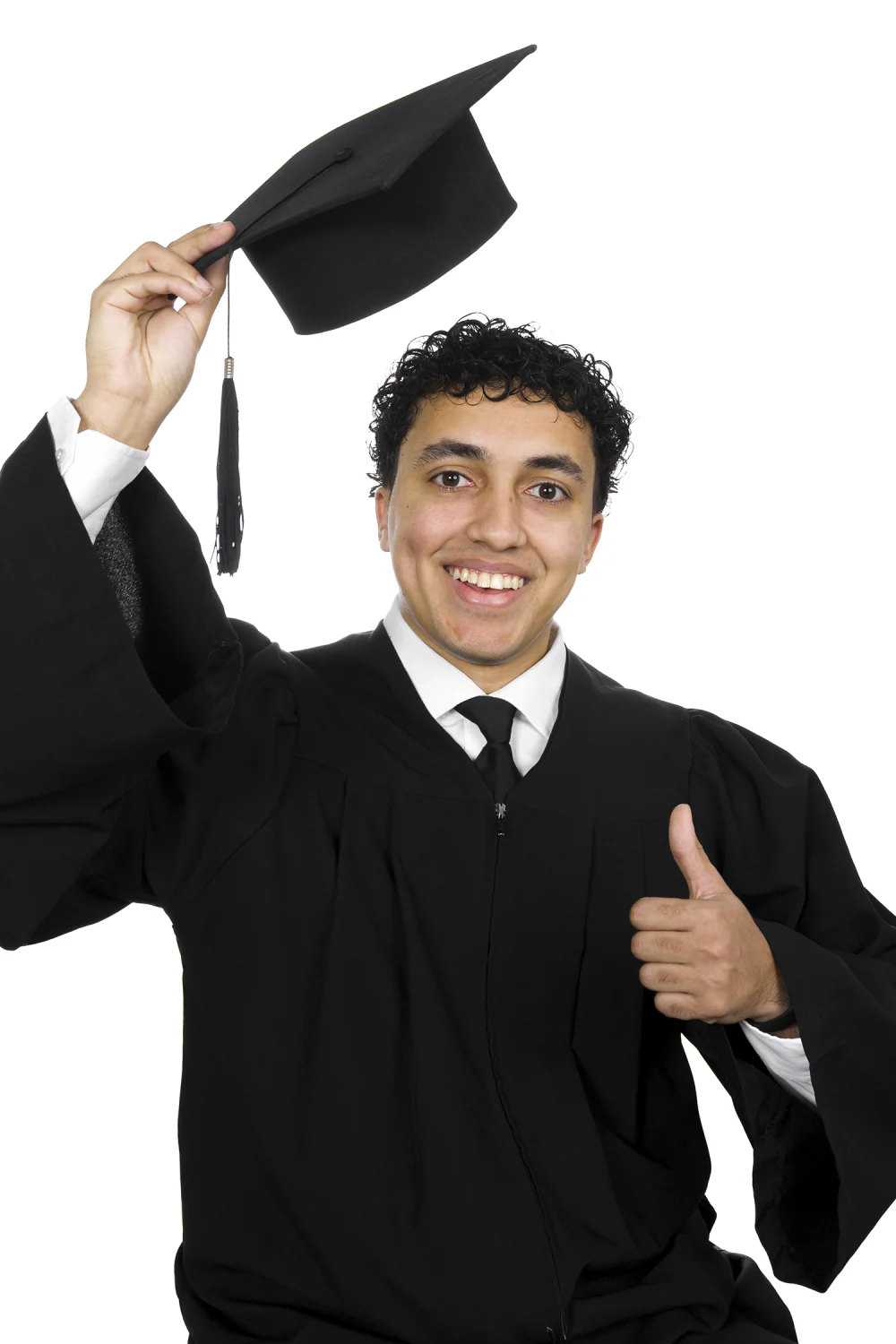 Mikel Dewisme el día de su graduación